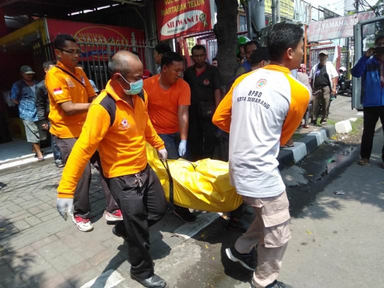 tabung meledak, tewaskan Slamet