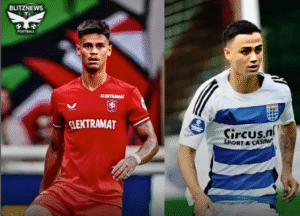 Mees Hilgers (kiri) dan Eliano Reijnders. Foto: instagram blitznews_football