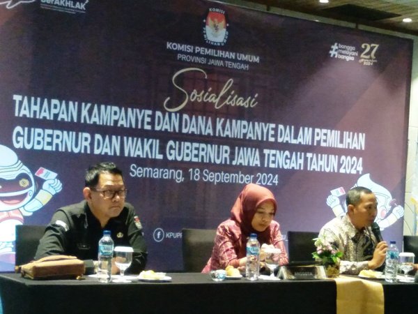 sosialisasi tahapan kampanye kpu jateng