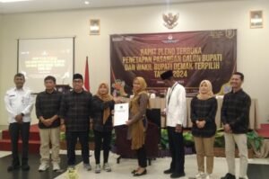 penetapan bupati dan wakil bupati Demak