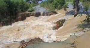 tanggul sungai Tuntang jebol di Bonang Demak
