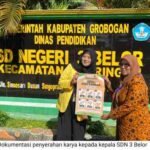 Pamflet Cuci Tangan Karya Mahasiswi Unnes, Hadiah Bermakna untuk Siswa SDN 3 Belor